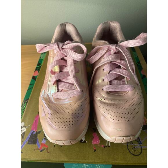 Sketchers Uno Light Metallic Iridescent Pink Sneakers ~ Comfy & Cool ~ Size 3 - Picture 3 of 7